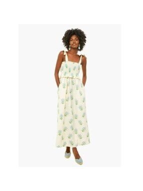 crimson poppy cotton linen elodie dress Tuckernuck + Crimson Poppy Cotton Linen Elodie Dress